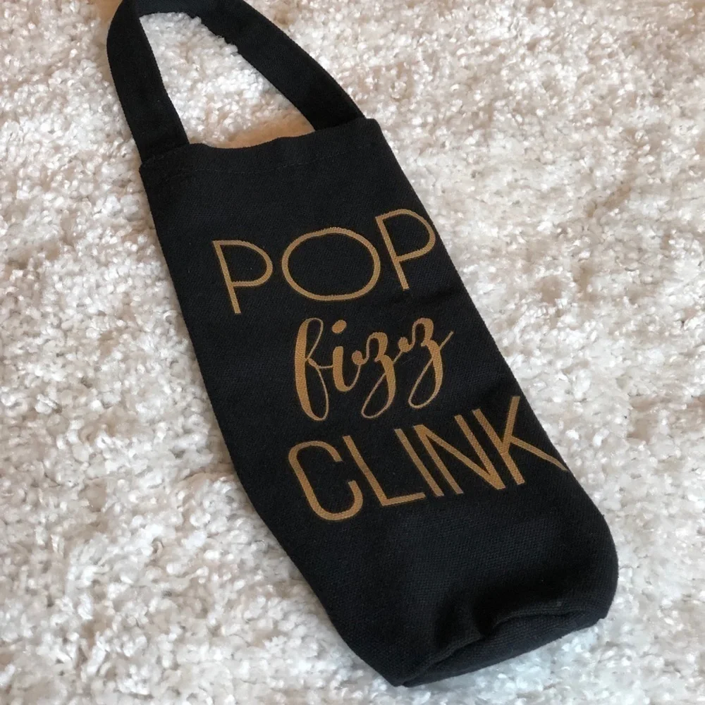 “Pop the bubbly” Champagne glass gift set